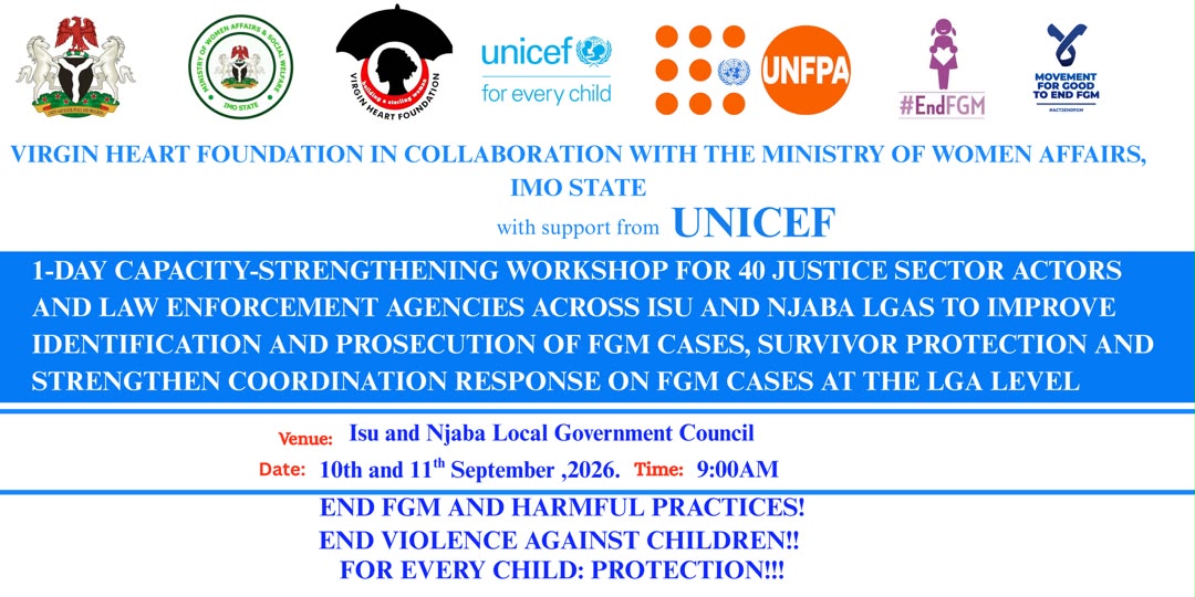 JUSTICE SECTOR ENGAGEMENT ON THE MOVEMENT FOR GOOD TO END FGM.